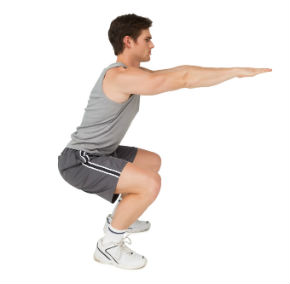 guy working out in preparation for a surgery to grow taller