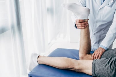 doctor correcting bowleg in adults