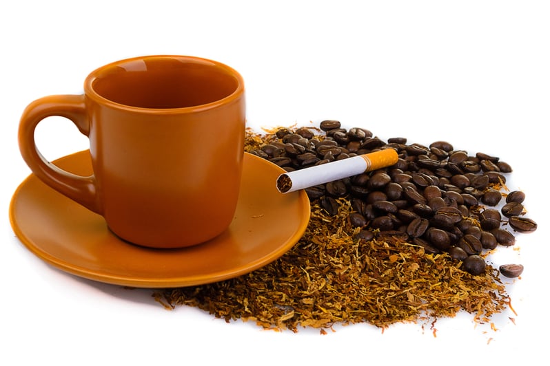 coffee and nicotine stunts growth